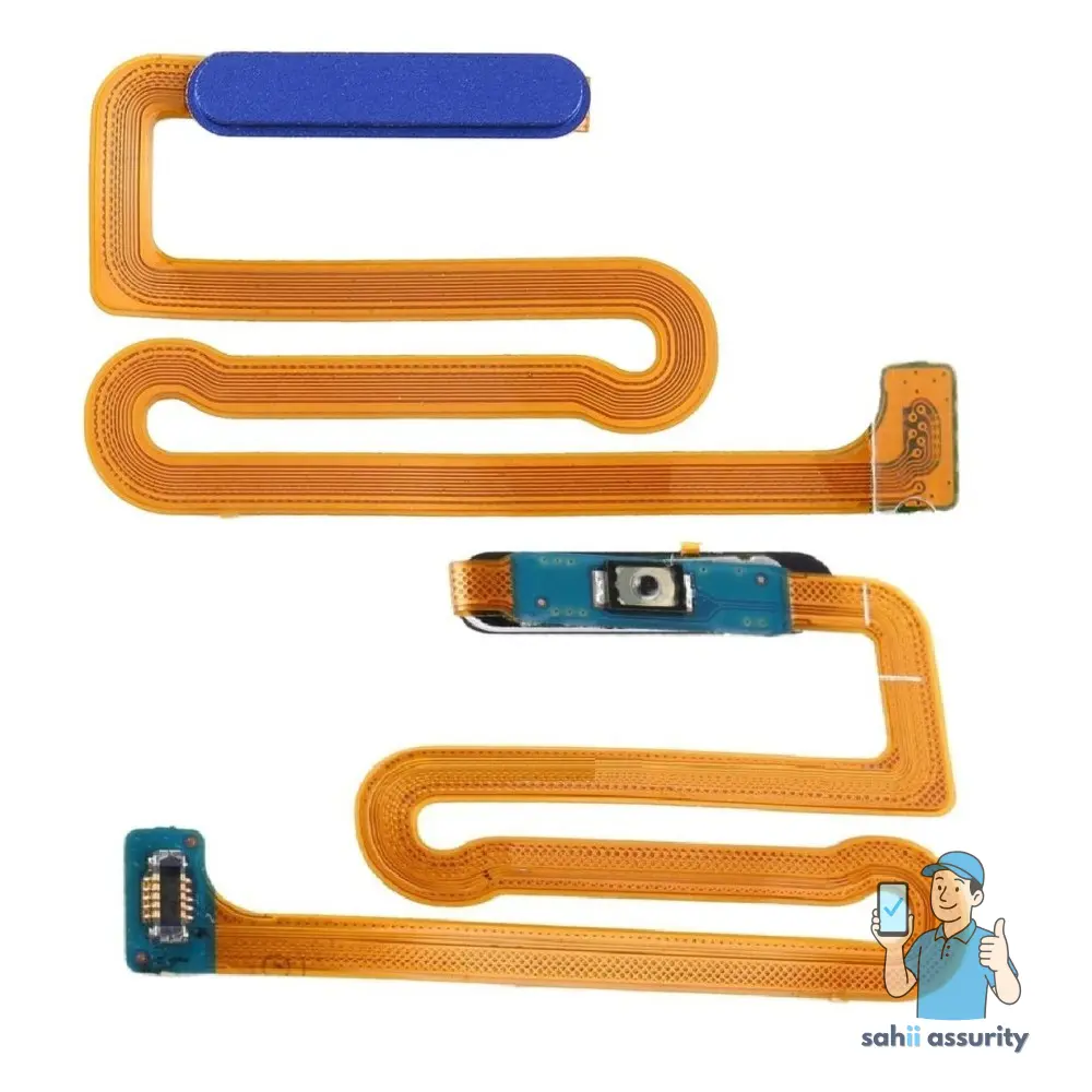 Fingerprint Sensor with Flex Cable for Samsung Galaxy M12 Blue